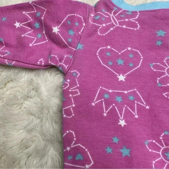 Pekkle Footed Onesie Pajamas Pink, Blue,  & White Crown Size 3 Months - Picture 13 of 16